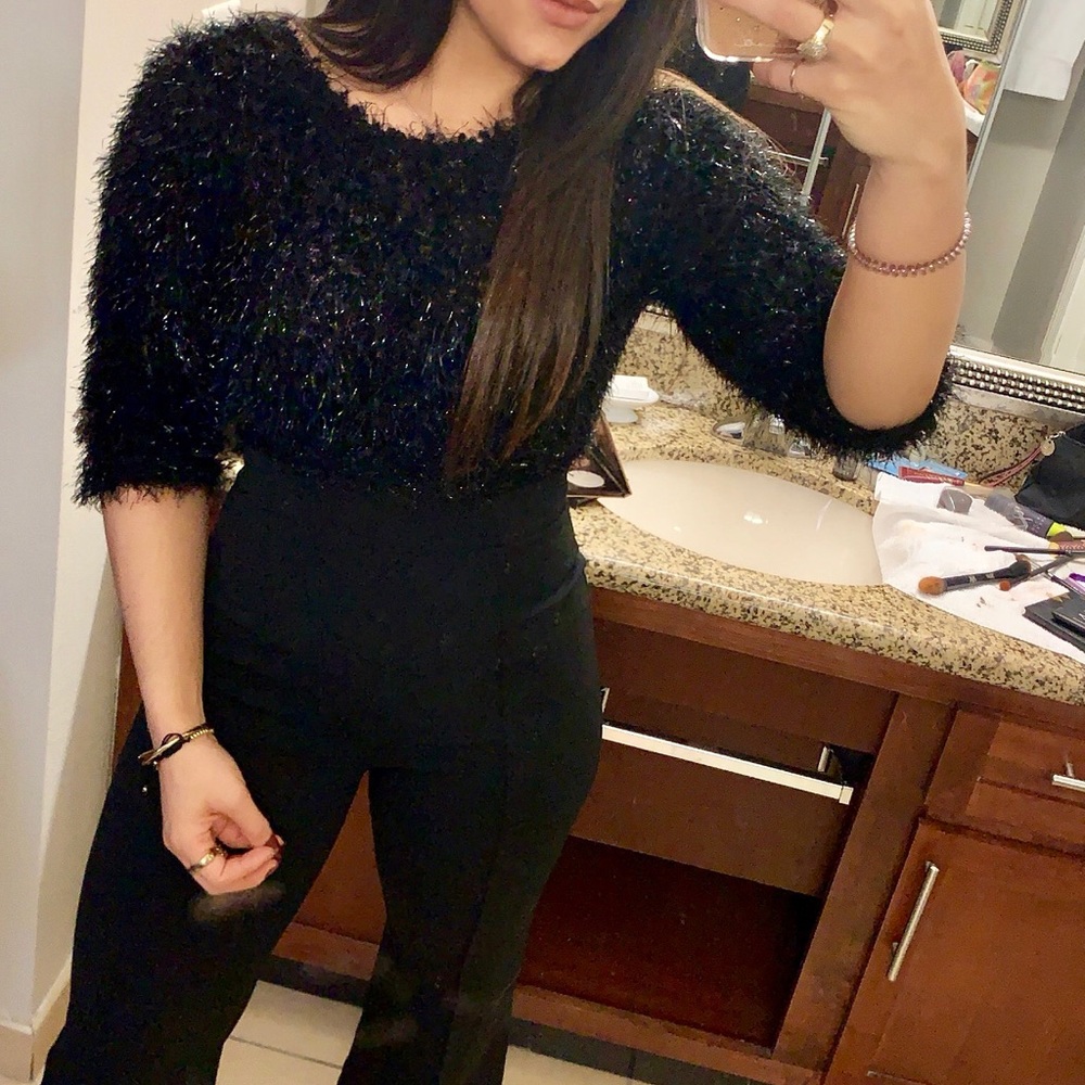 Fuzzy bodysuit
